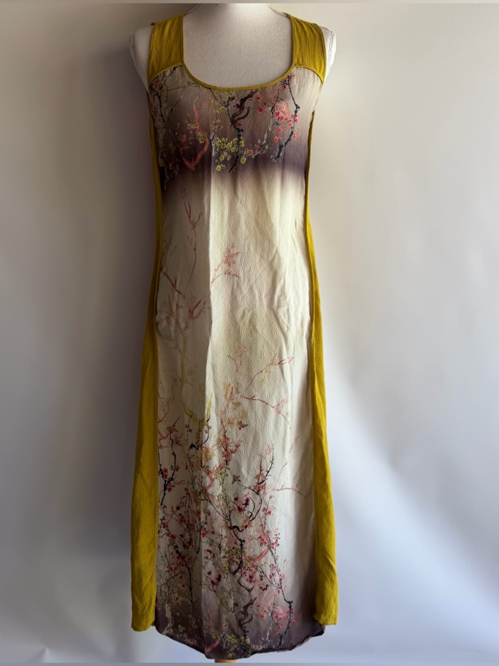 Citron Santa Monica Silk Tank Dress - sz M
